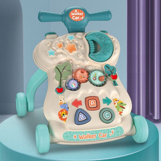 Baby Push Walker for Infant (Stroller, Star & Moon Red)